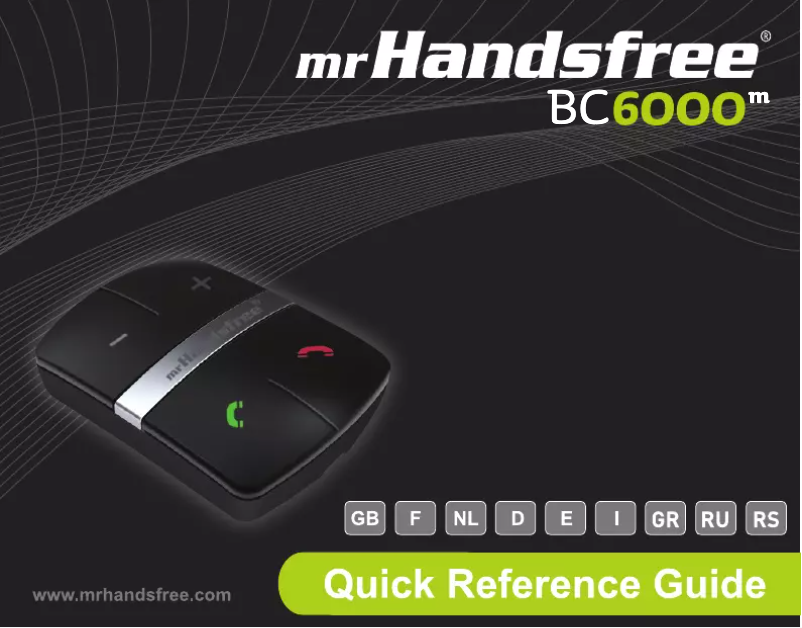 Imagen de la primera página del manual del dispositivo BC6000m Pro + Iso cable
