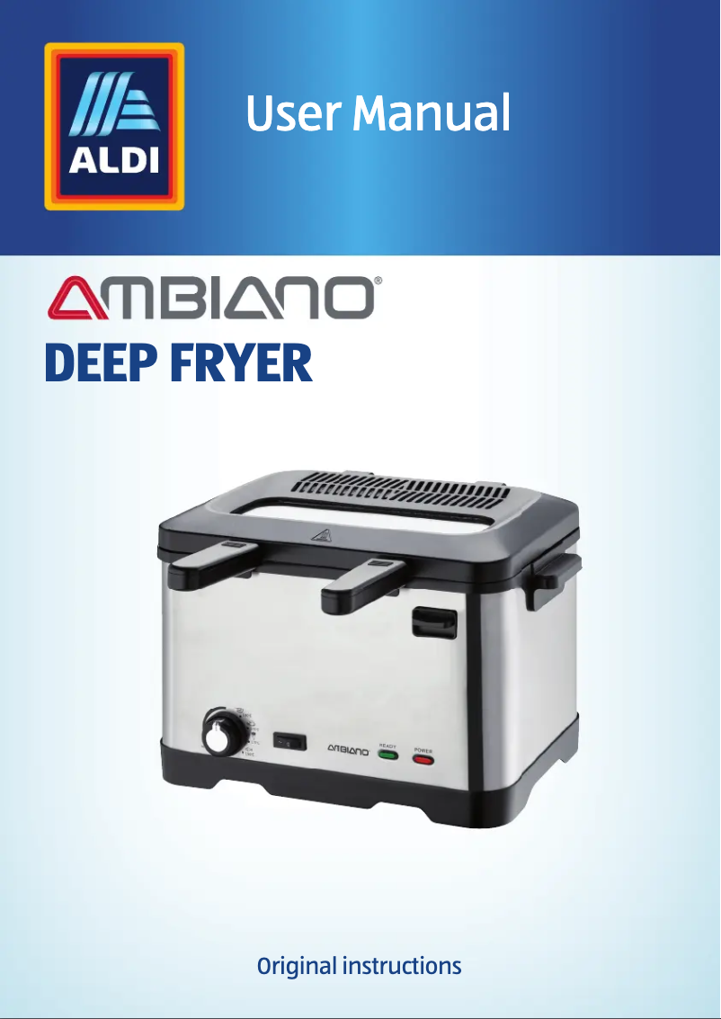 Página 1 del manual Manual de usuario Ambiano GT-DFK3-02-UK