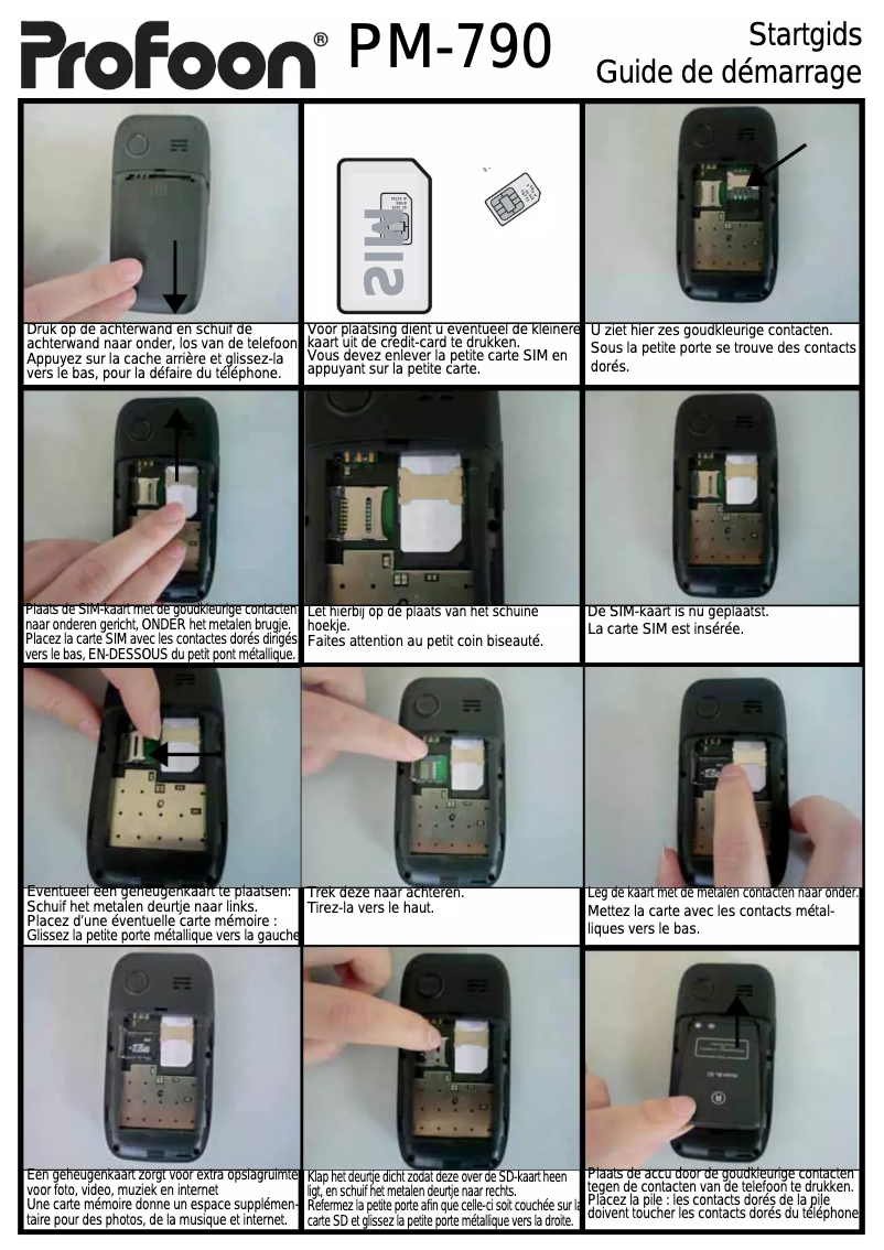 Imagen de la primera página del manual del dispositivo PM-790