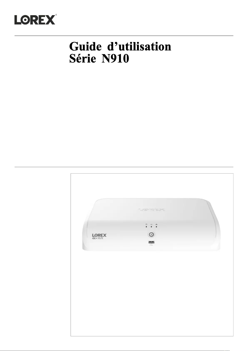 Imagen de la primera página del manual del dispositivo N910A62