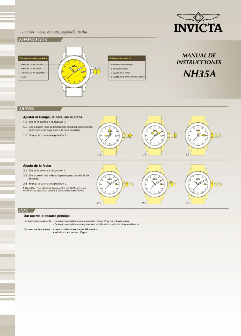 Imagen de la primera página del manual del dispositivo Pro Diver 25693