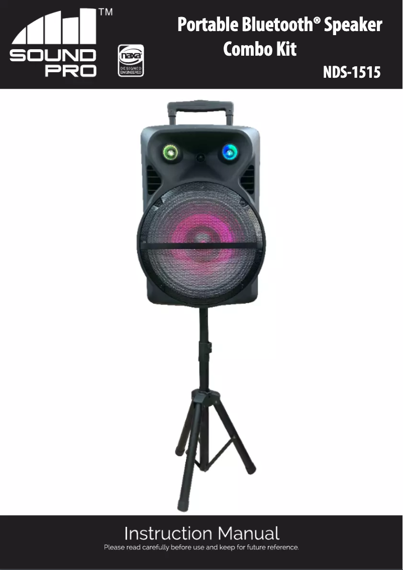 Imagen de la primera página del manual del dispositivo NDS-1515