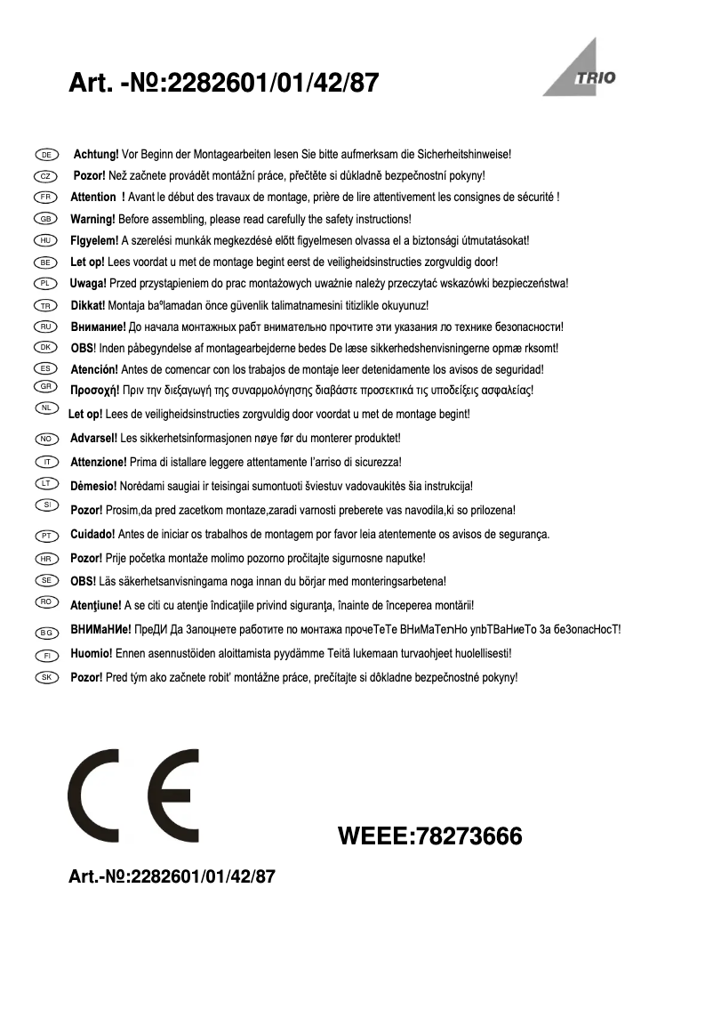 Imagen de la primera página del manual del dispositivo Yangtze 228260142