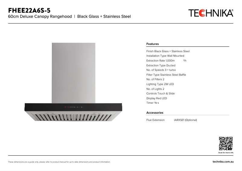 Imagen de la primera página del manual del dispositivo FHEE22A6S-5