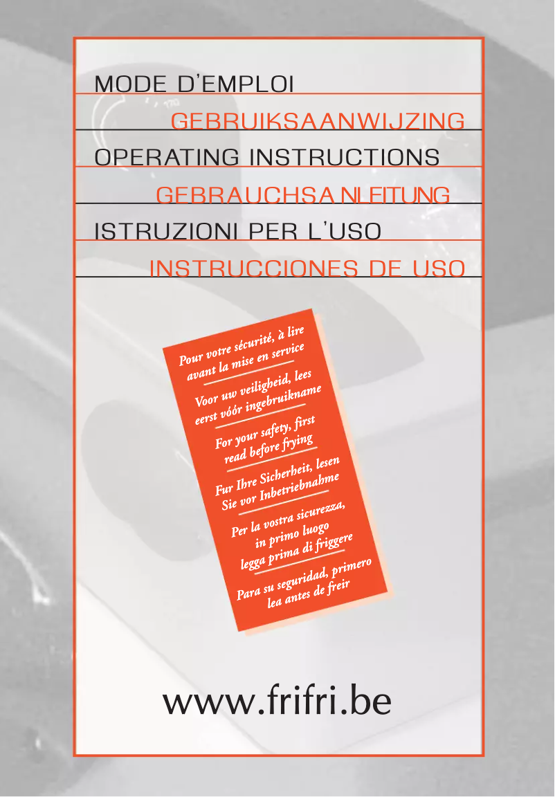 Página 1 del manual Manual de usuario Frifri 918