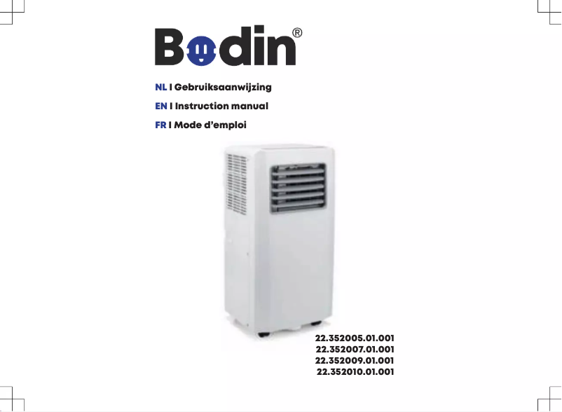 Página 1 del manual Manual de usuario Bodin 22.352005