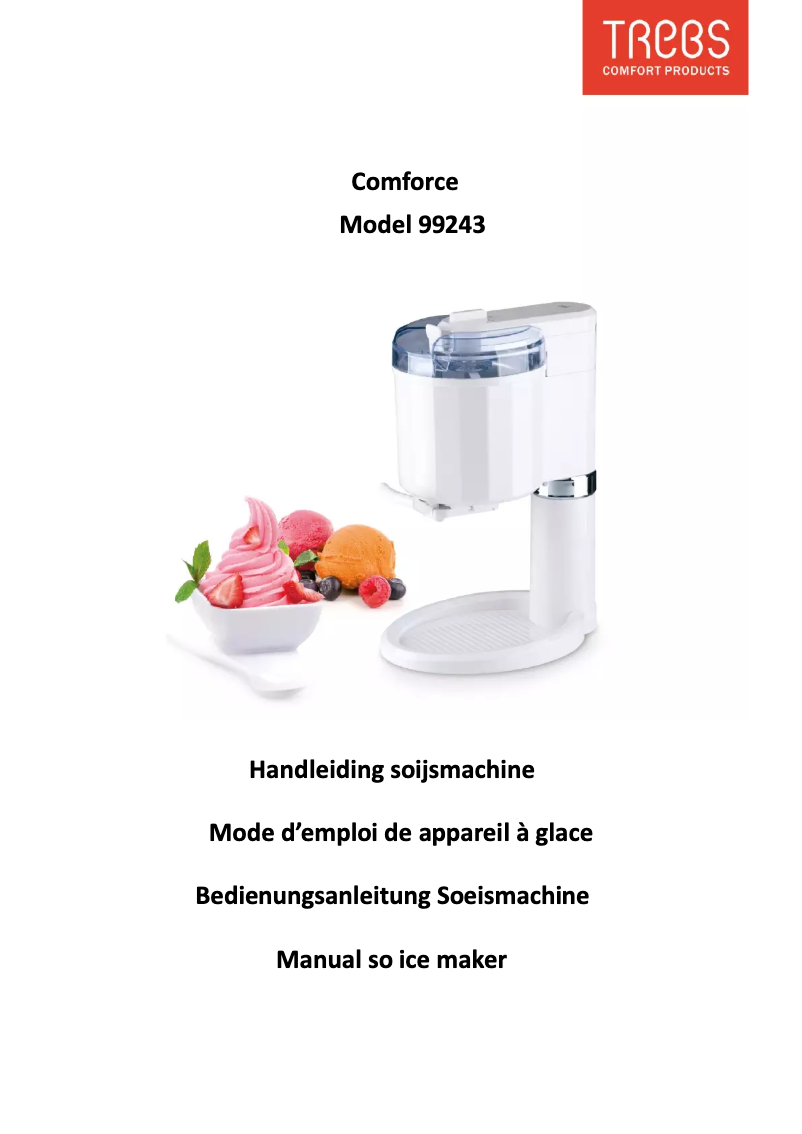 Página 1 del manual Manual de usuario Trebs Comfortice 99243