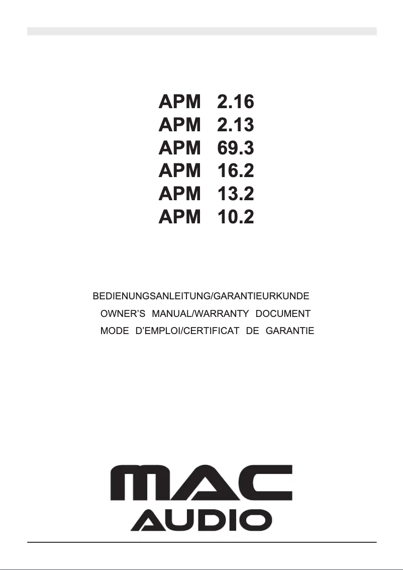 Imagen de la primera página del manual del dispositivo APM 2.16
