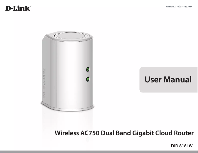 Página nº 1 - Manual de usuario D-Link DIR-818LW