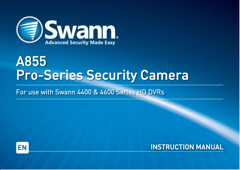 Página nº 1 - Manual de usuario Swann Pro-A855