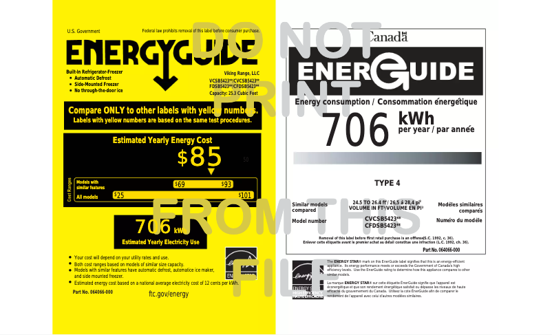 Imagen de la primera página del manual del dispositivo VCSB5423
