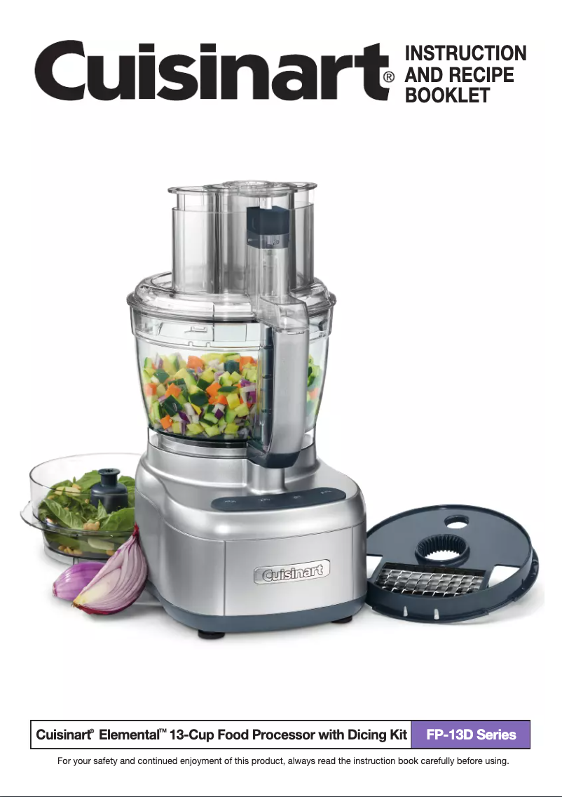 Imagen de la primera página del manual del dispositivo Elemental FP-13DGM