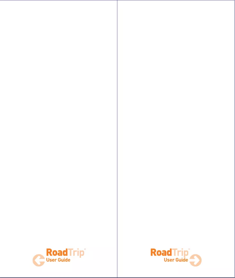 Página nº 1 - Manual de usuario Griffin RoadTrip