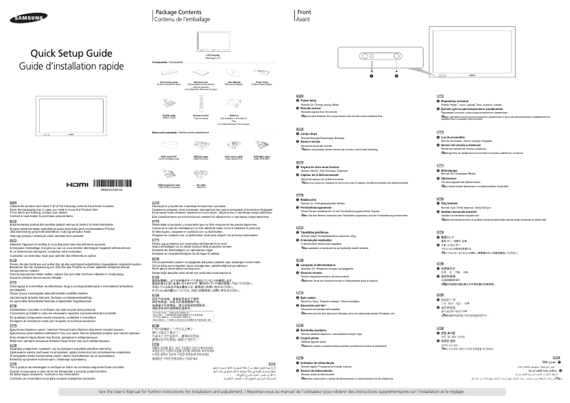 Imagen de la primera página del manual del dispositivo 400BX