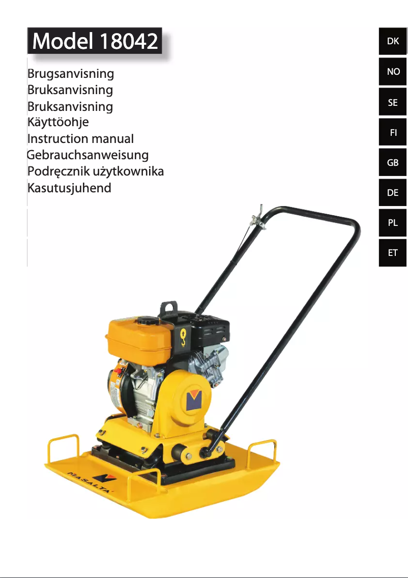 Imagen de la primera página del manual del dispositivo 18042