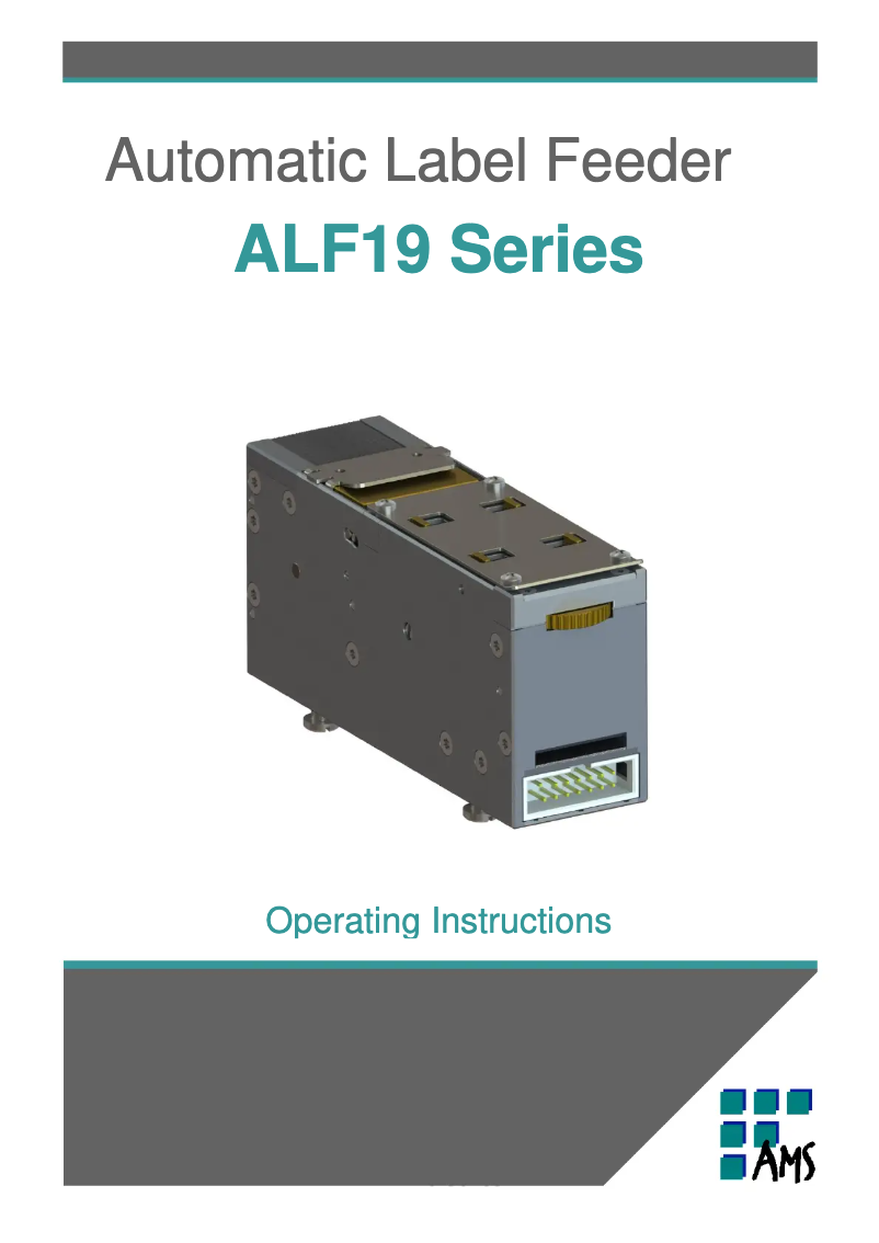Imagen de la primera página del manual del dispositivo ALF19