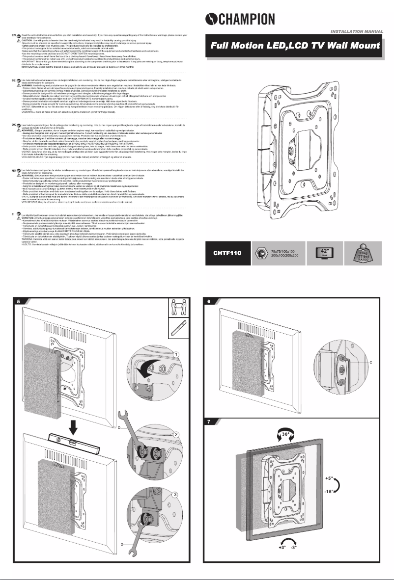 Página nº 1 - Manual de usuario Champion CHTF110