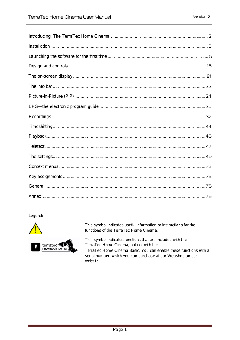 Imagen de la primera página del manual del dispositivo S7