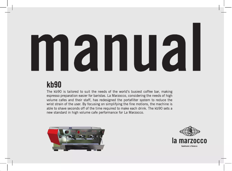 Imagen de la primera página del manual del dispositivo KB90