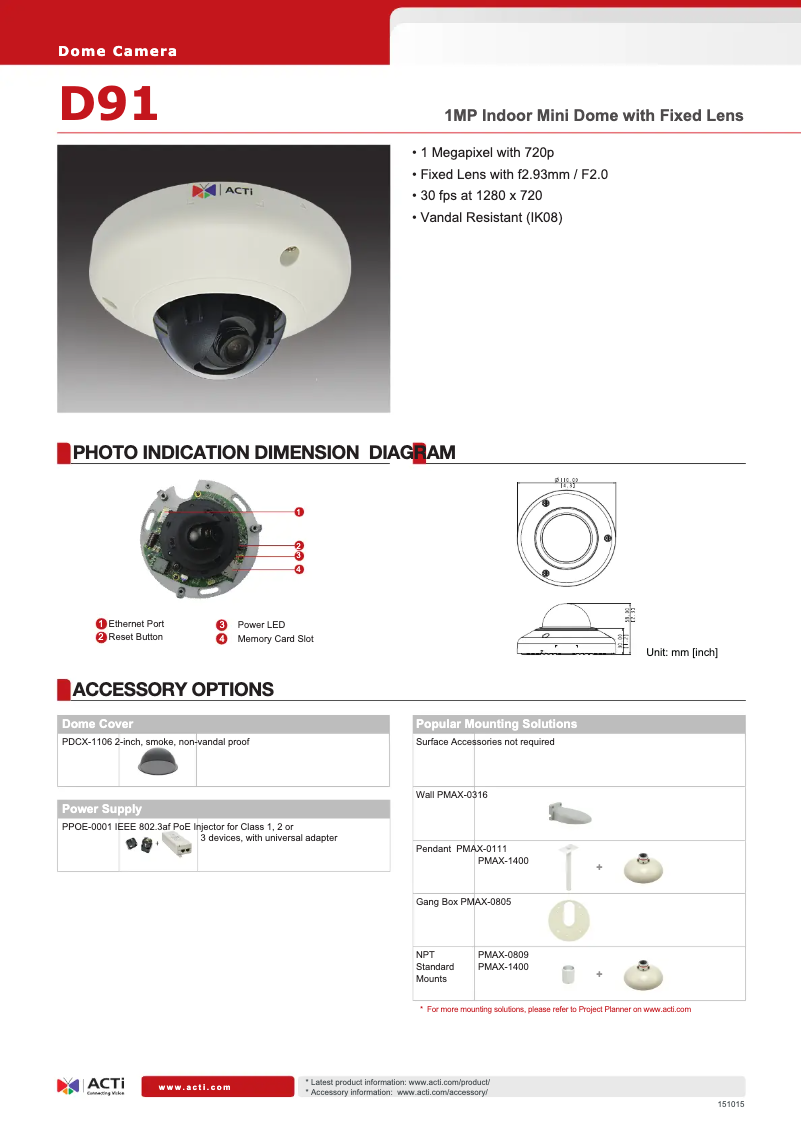 Imagen de la primera página del manual del dispositivo D91