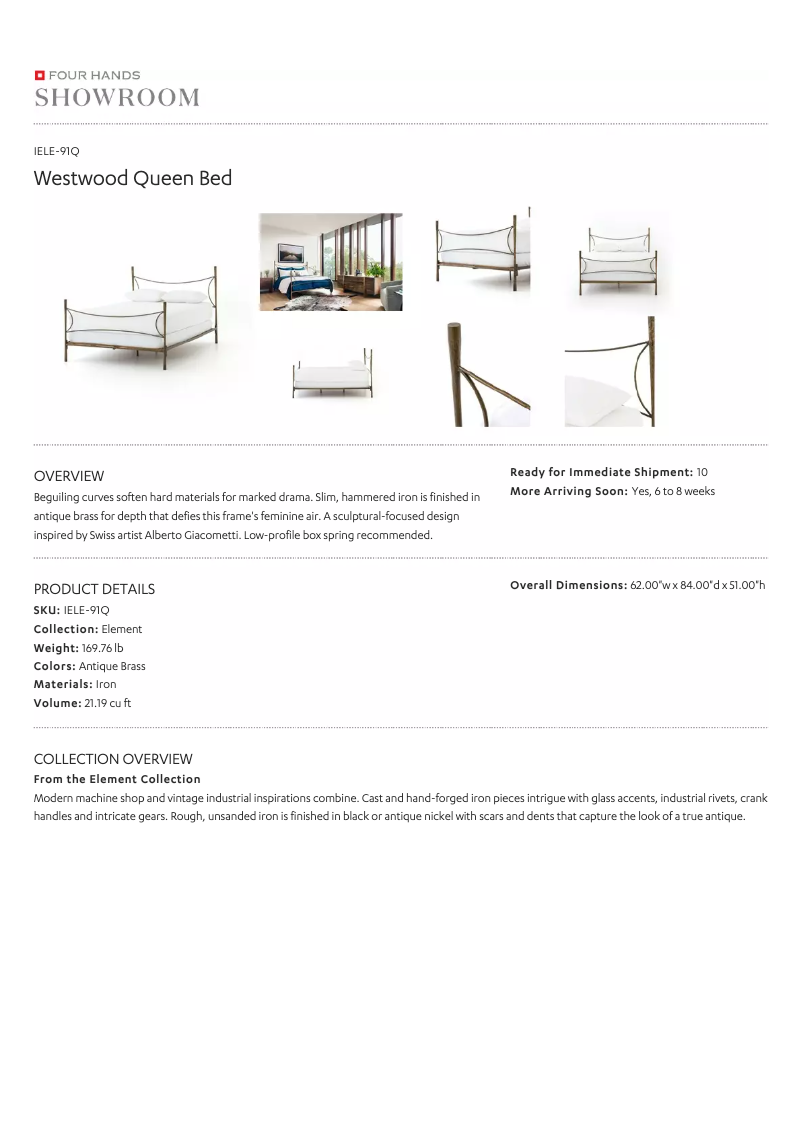 Página 1 del manual Manual de usuario Four Hands IELE-91Q