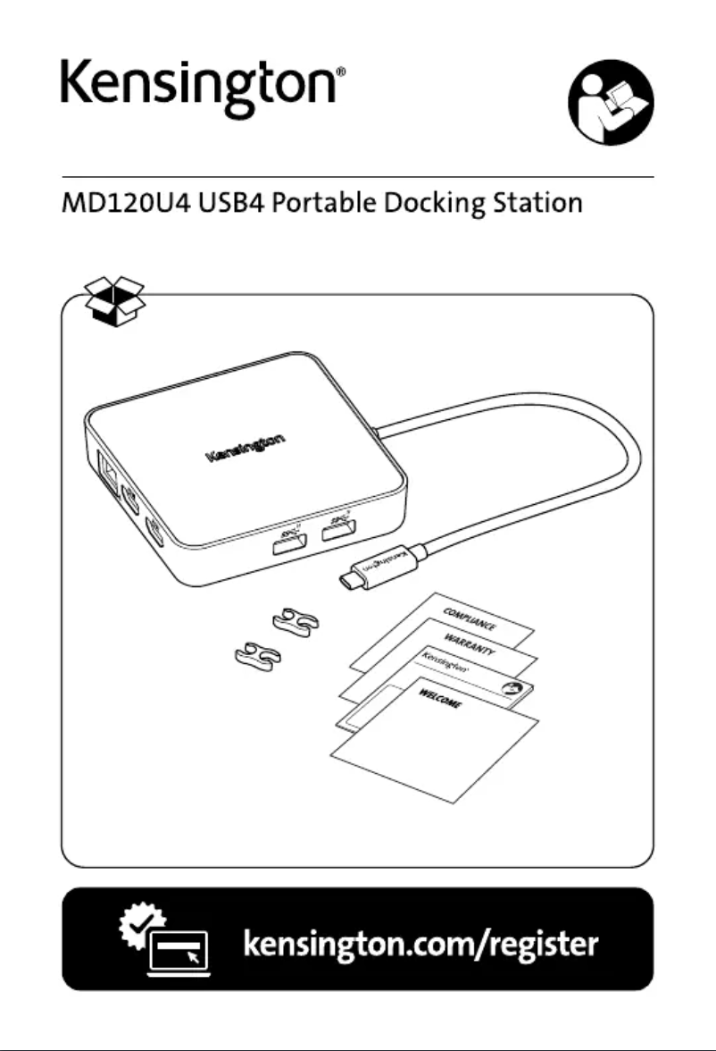 Imagen de la primera página del manual del dispositivo MD120U4