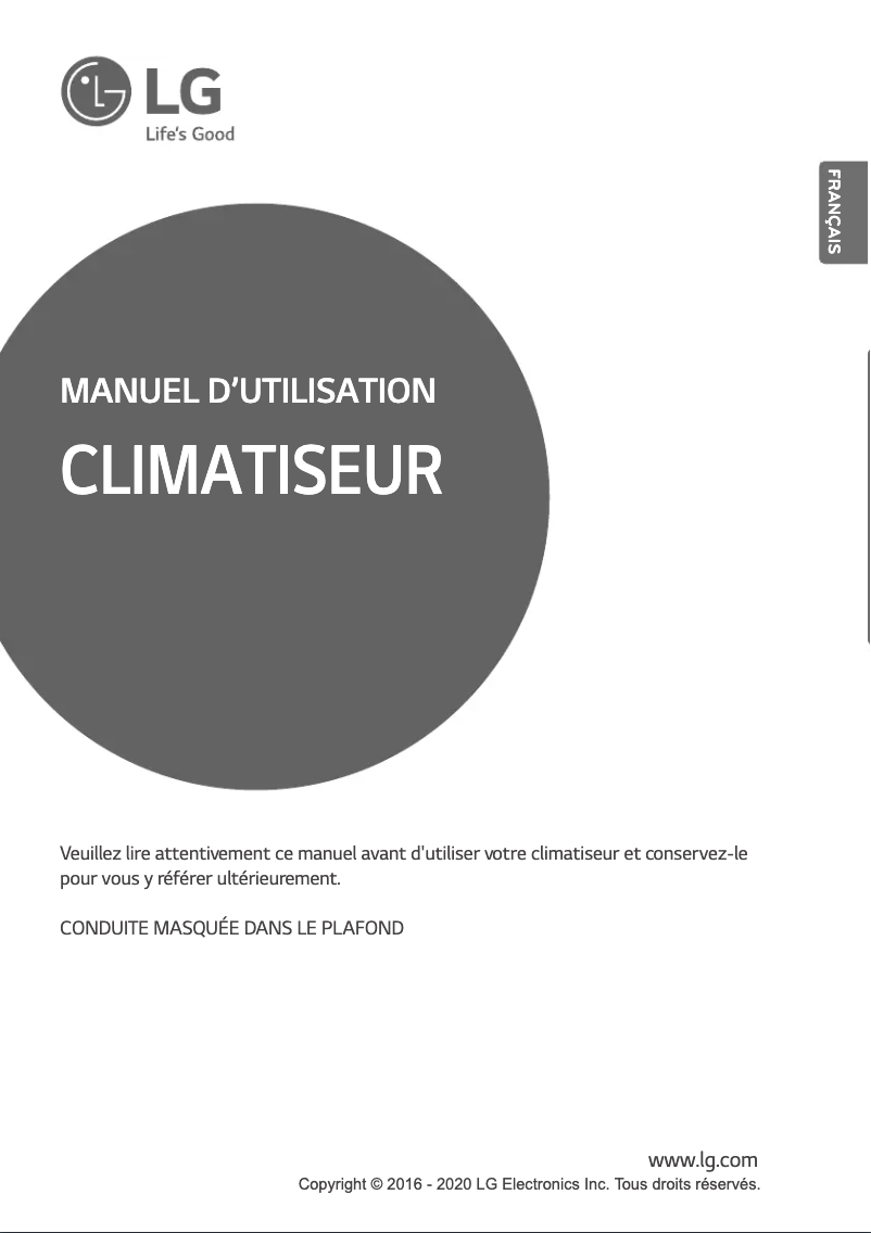 Imagen de la primera página del manual del dispositivo ARNU07GL1G4