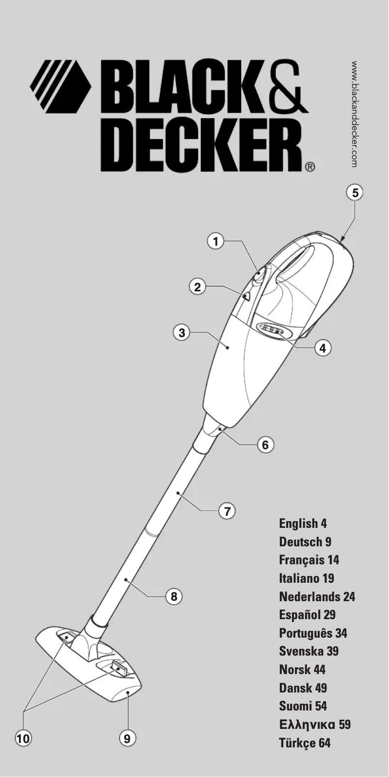 Página 1 del manual Manual de usuario Black & Decker FCV9605