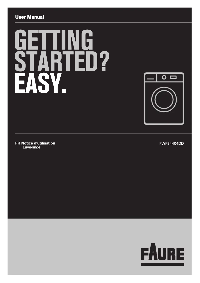 Imagen de la primera página del manual del dispositivo FWF84404DD