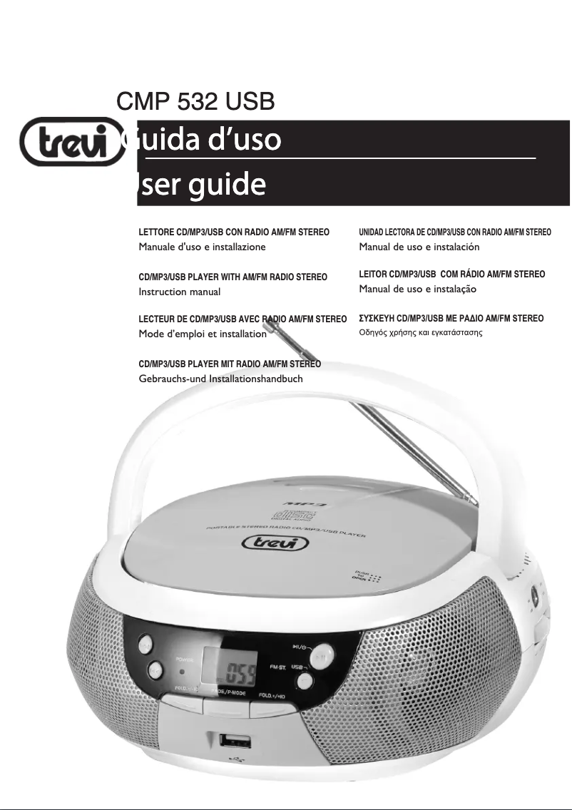 Página nº 1 - Manual de usuario Trevi CMP 532 USB