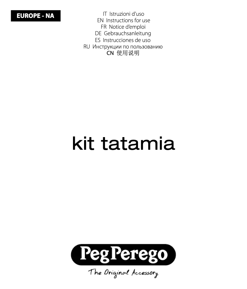 Página 1 del manual Manual de usuario Peg Perego Kit Tatamia
