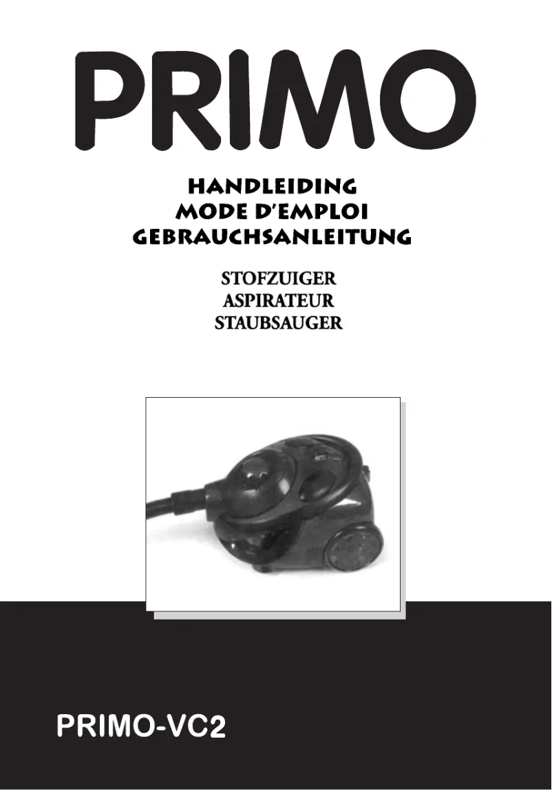 Página 1 del manual Manual de usuario Primo VC2