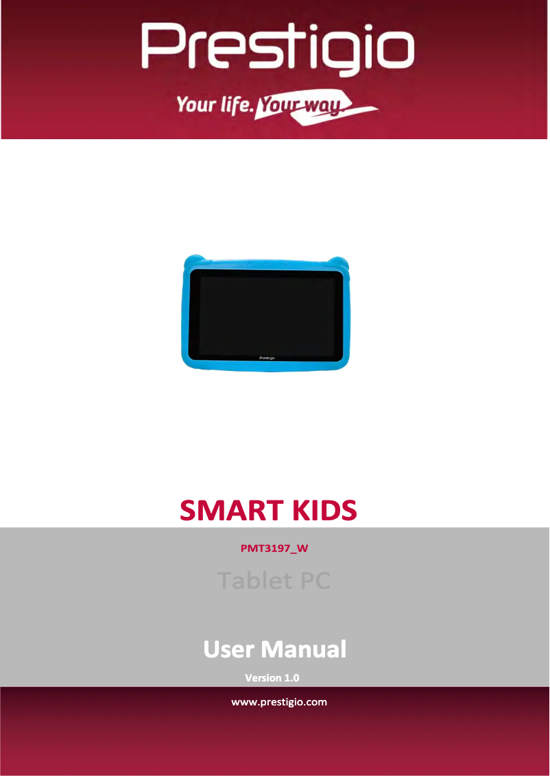 Imagen de la primera página del manual del dispositivo SmartKids