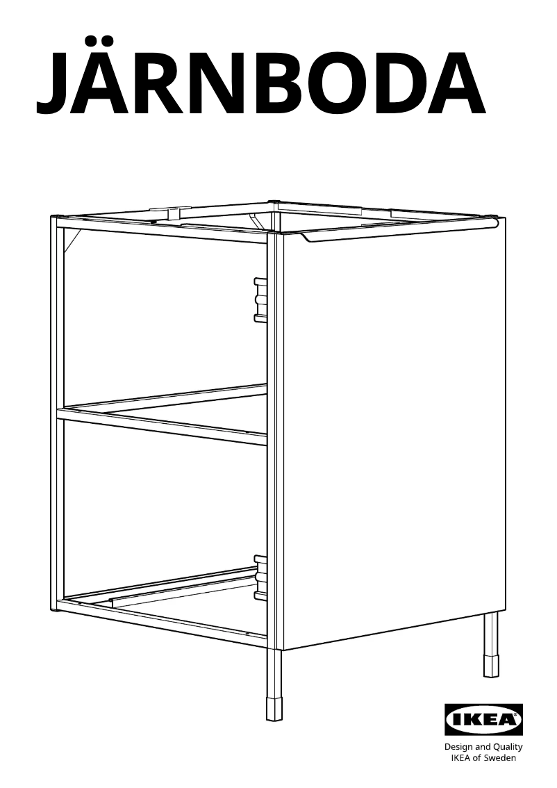 Página 1 del manual Manual de usuario Ikea JÄRNBODA 205.147.44