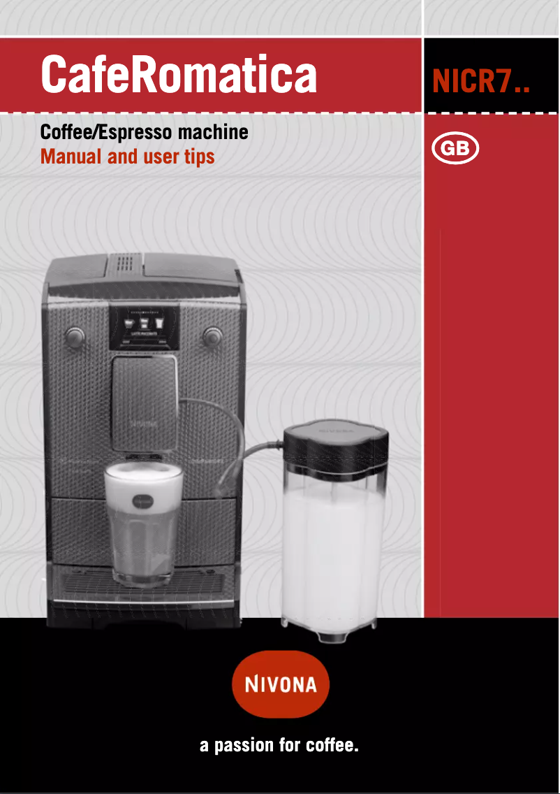 Imagen de la primera página del manual del dispositivo CafeRomatica 769