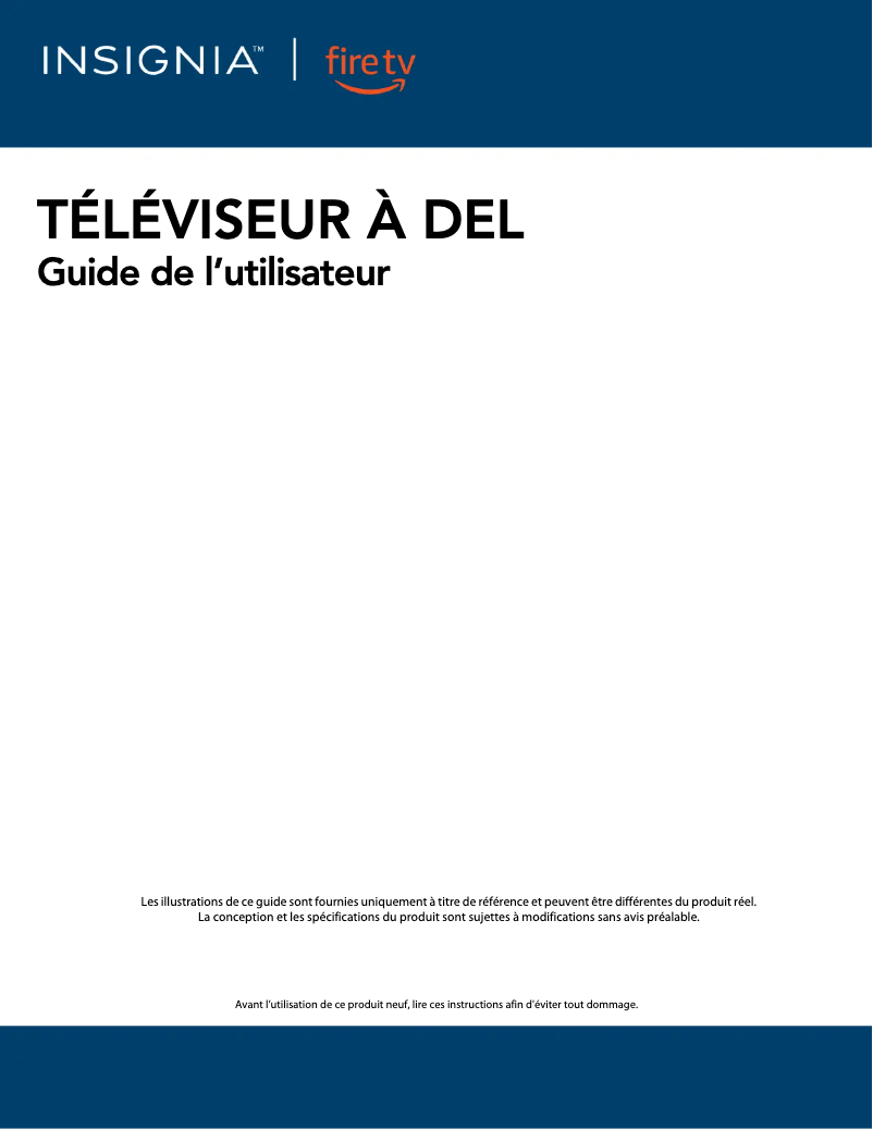 Imagen de la primera página del manual del dispositivo NS-58F301NA22