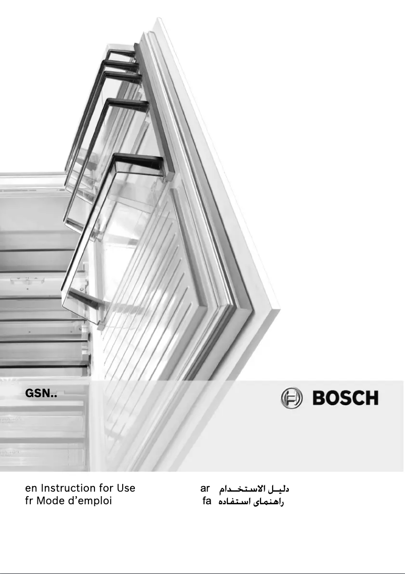 Página nº 1 - Manual de usuario Bosch GSN40A32