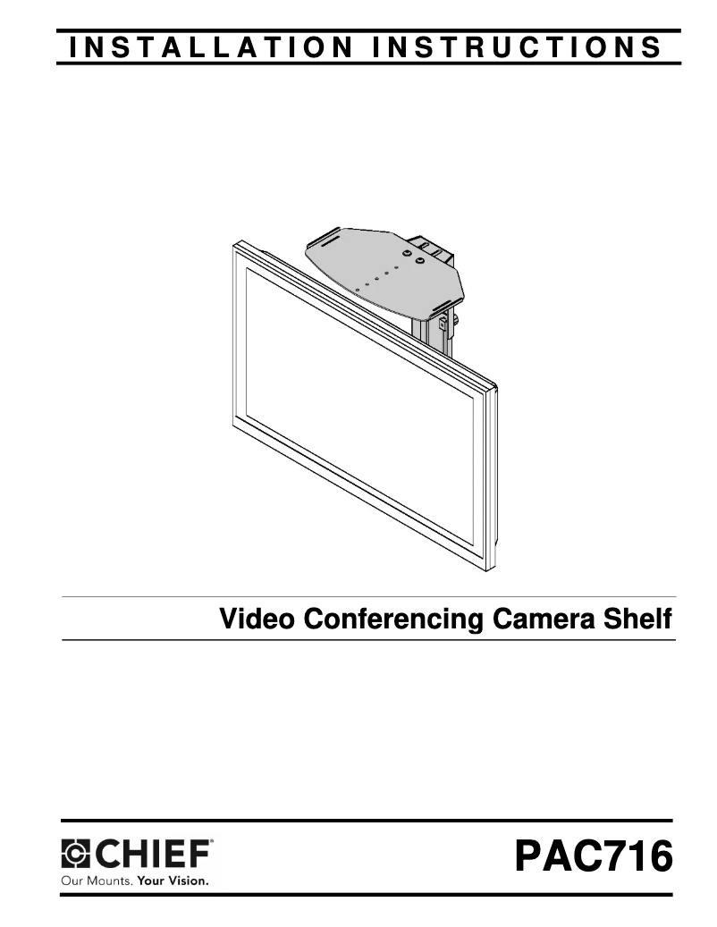 Imagen de la primera página del manual del dispositivo PAC716