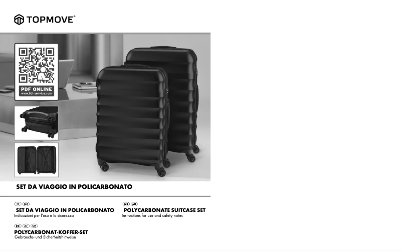 Página nº 1 - Manual de usuario Topmove IAN 314634