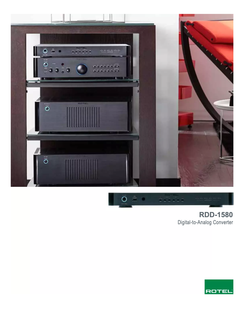 Página nº 1 - Ficha técnica Rotel RDD-1580