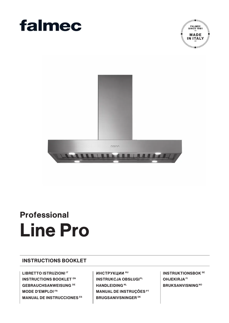 Imagen de la primera página del manual del dispositivo Line Pro