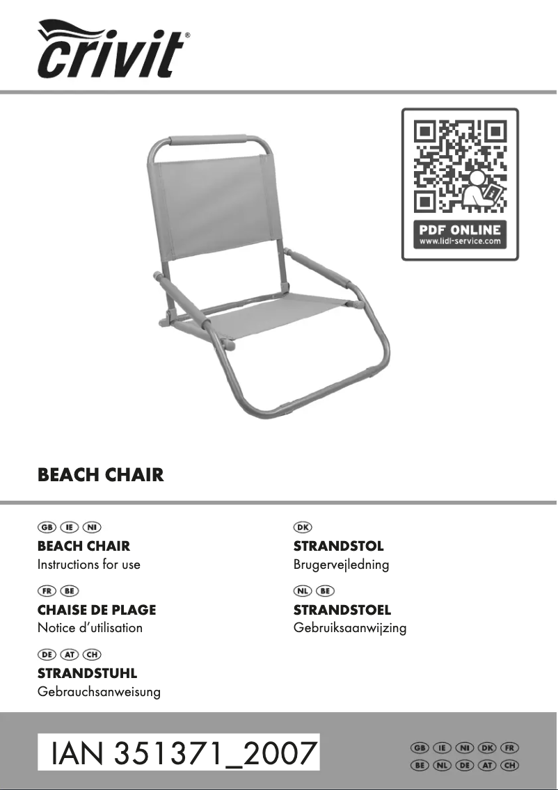 Página nº 1 - Manual de usuario Crivit IAN 351371