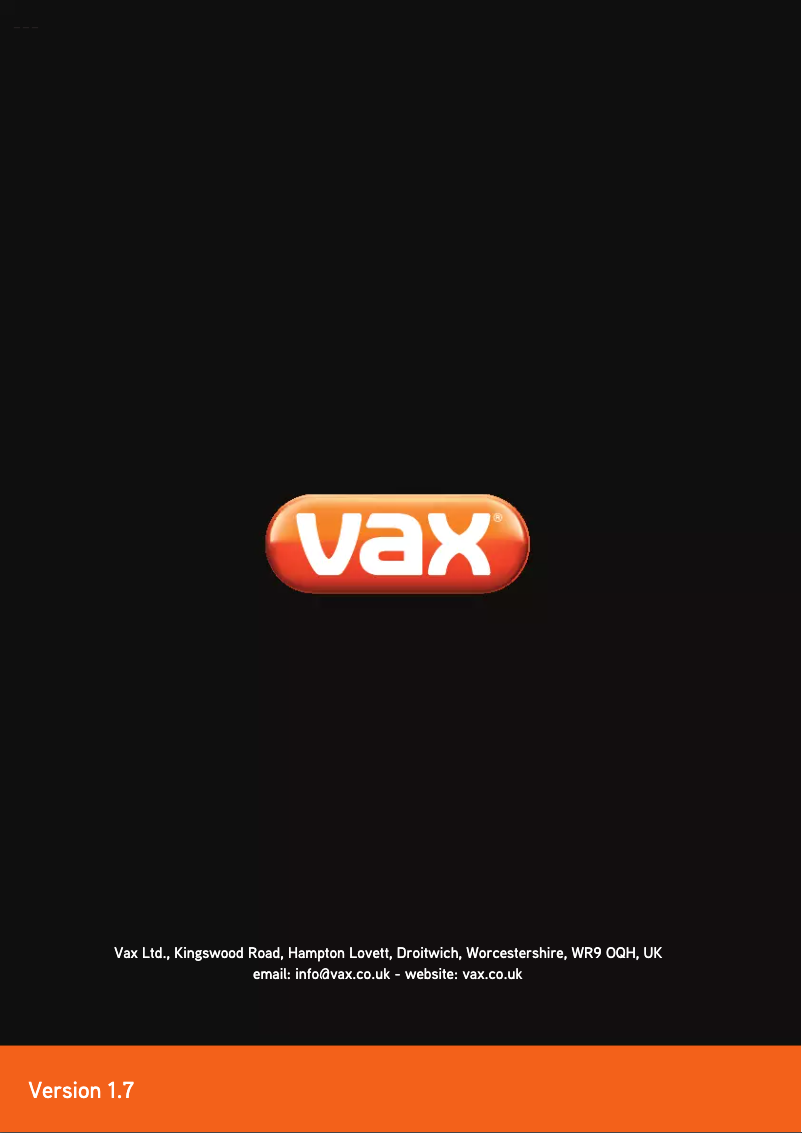 Página 1 del manual Manual de usuario Vax Powermax VRS29M