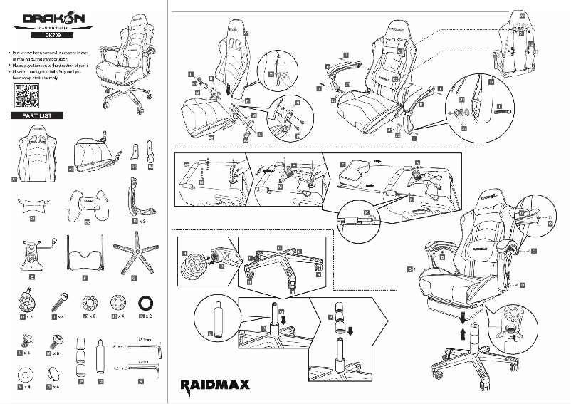 Imagen de la primera página del manual del dispositivo Drakon DK709