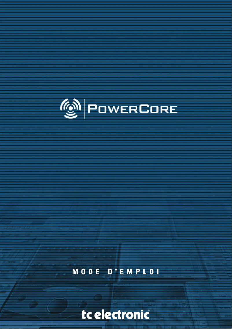 Página 1 del manual Manual de usuario TC Electronic PowerCore Compact