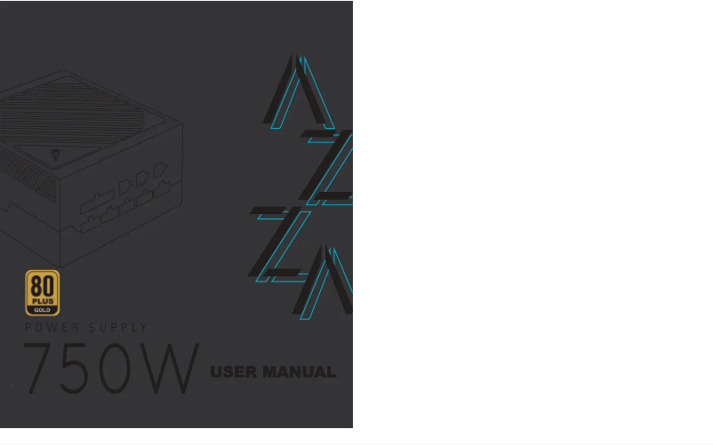 Página 1 del manual Manual de usuario Azza 750W Gold PSU