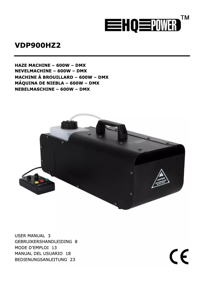 Imagen de la primera página del manual del dispositivo VDP900HZ2