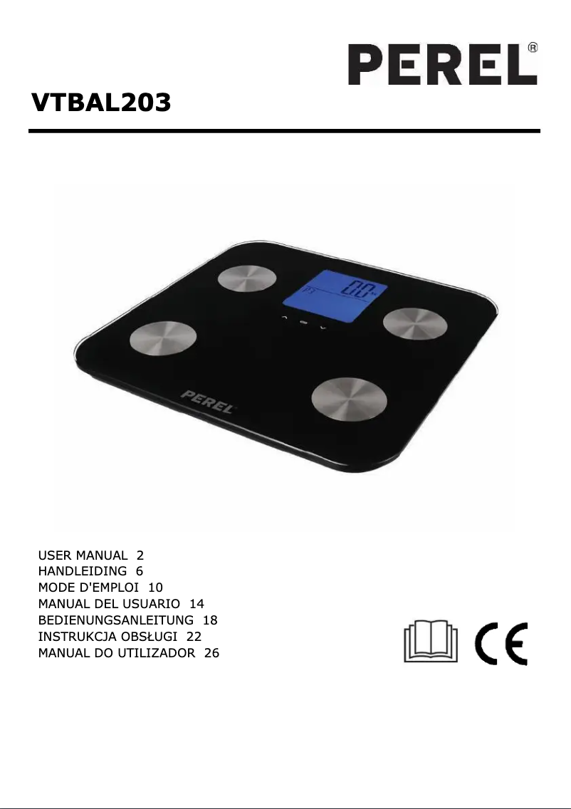 Imagen de la primera página del manual del dispositivo VTBAL203