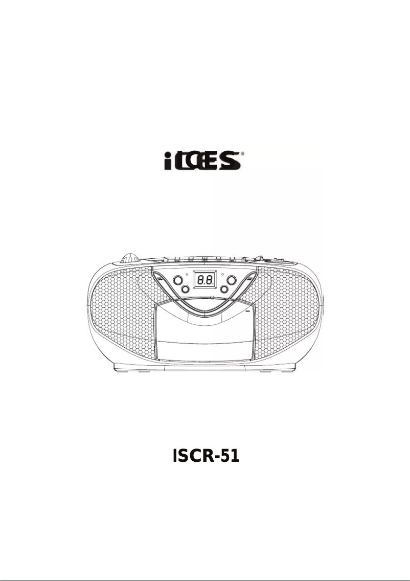 Imagen de la primera página del manual del dispositivo ISCR-51