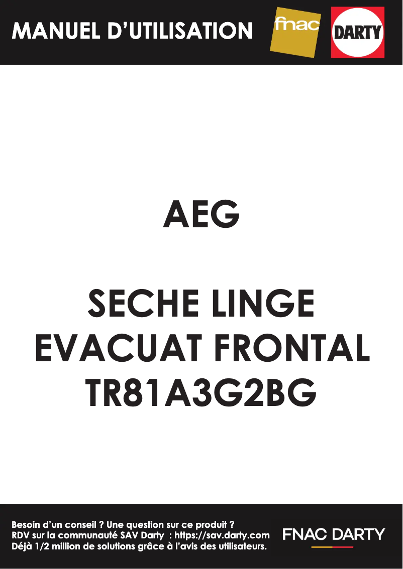 Imagen de la primera página del manual del dispositivo TR81A3G2BG